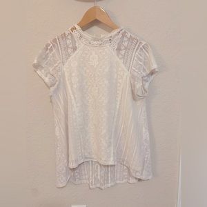 Ivory Lace Blouse